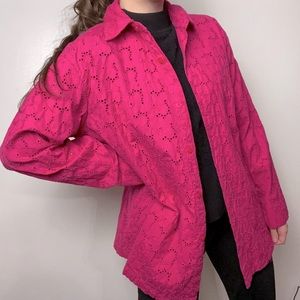 Coldwater Creek Pink Button Down Shirt